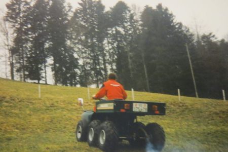 Vorführmaschine am Testen  .JPG